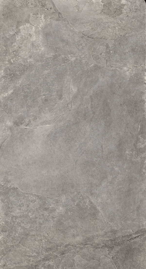 Plaque effet pierre gris brillant en pvc 2,40 m x 1,20 m