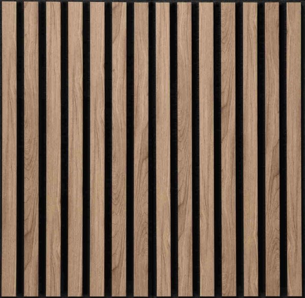 Panneau  bois acoustique - Couleur chêne clair - 240 cm x 60 cm