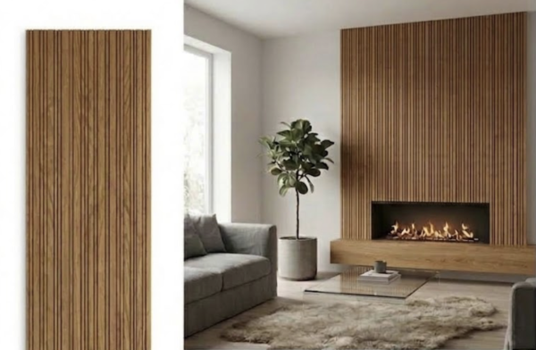 Panneau bois acoustique new design couleur Chêne 240 cm x 120 cm – Image 2