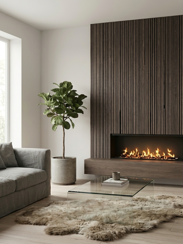 Panneau bois acoustique new design couleur Chêne fonce 240 cm x 60 cm – Bild 2
