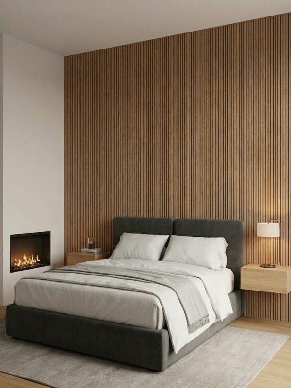Panneau bois acoustique new design couleur Chêne clair 240 cm x 60 cm – Image 3